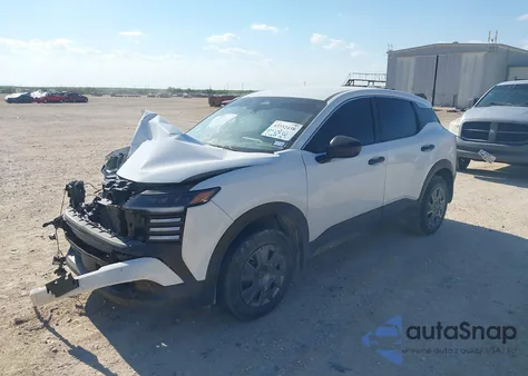 2025 Nissan Kicks S Fwd из США, поврежденный, VIN 3N8AP6BA5SL313354